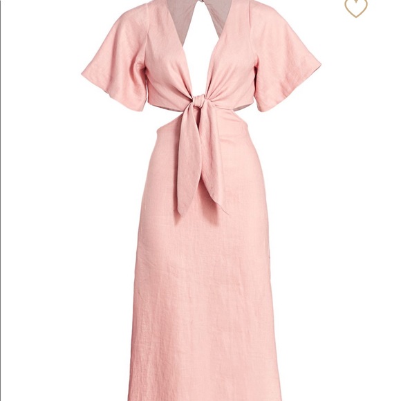 Cult Gaia cutout backless linen dress - Picture 2 of 6